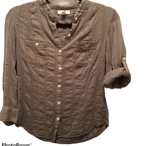 [FREEw/P] Charter Club_Textured Design Button Up